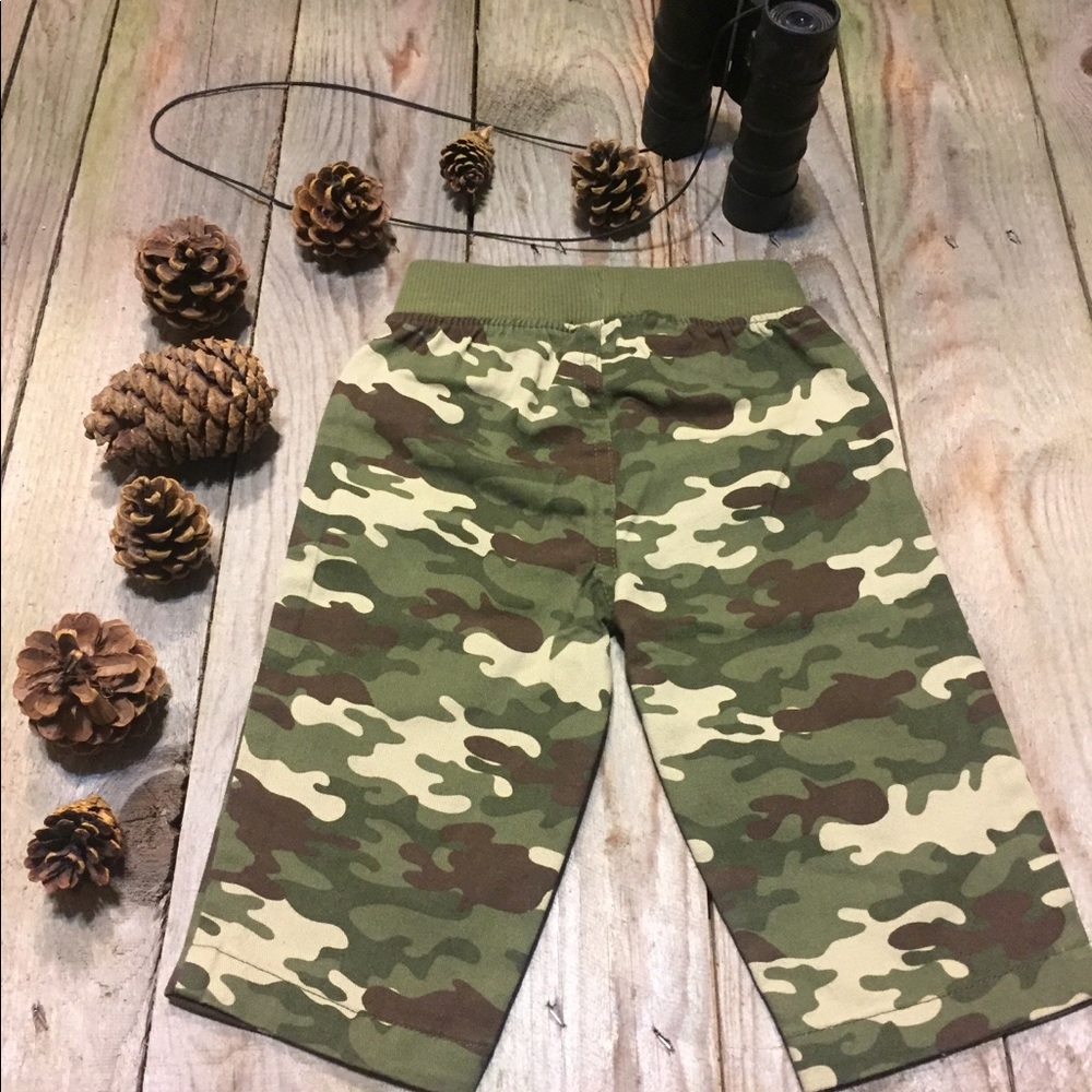 Garanimals camouflage bottoms.